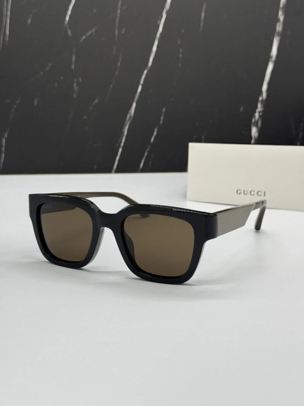 NEW GUCCI GG1670SK 004 BLACK/BROWN MEN SUNGLASSES